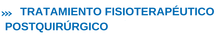 tratamiento postquirurgico